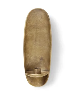 Agapé Wall Candle Holder - Brass Finish