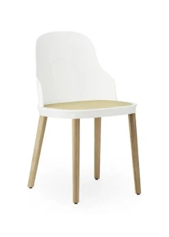 Allez chair in oak - molded wicker