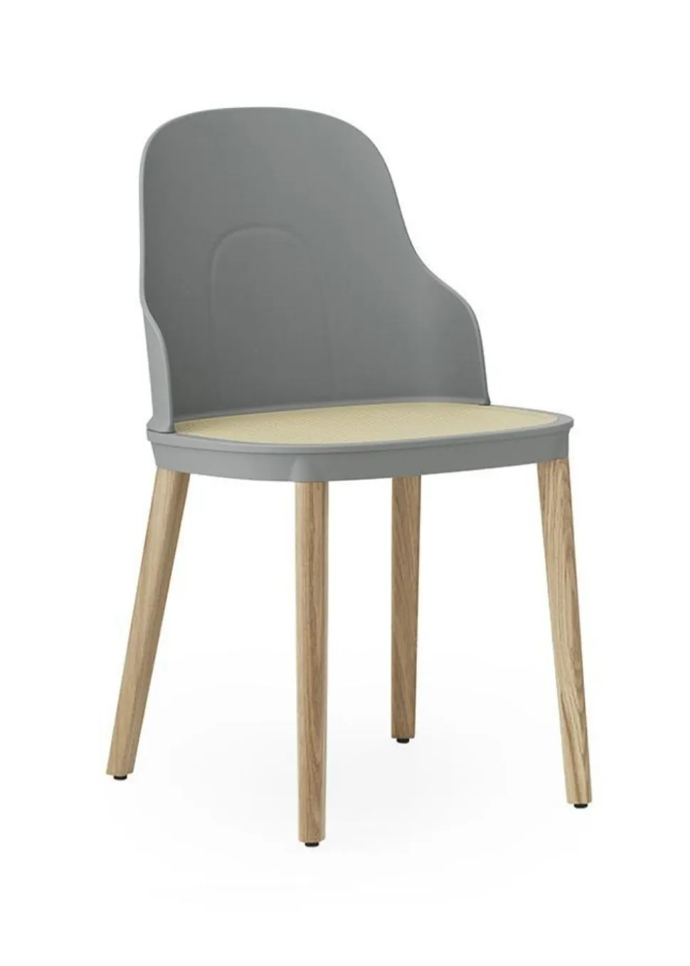 Allez chair in oak - molded wicker