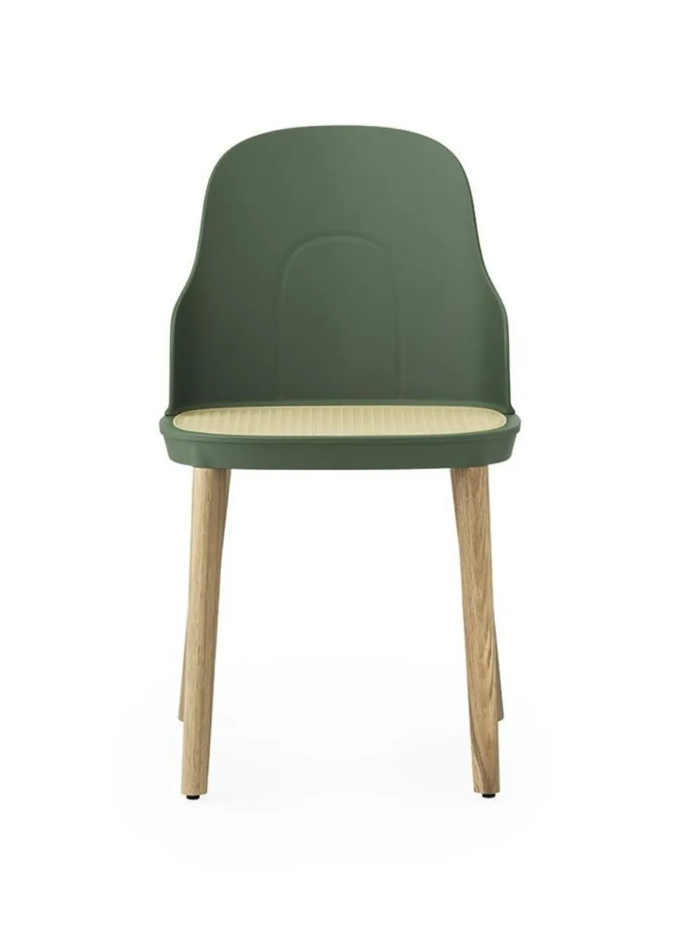 Allez chair in oak - molded wicker