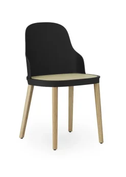 Allez chair in oak - molded wicker