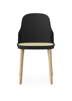Allez chair in oak - molded wicker