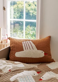 Bird Quilted Cushion