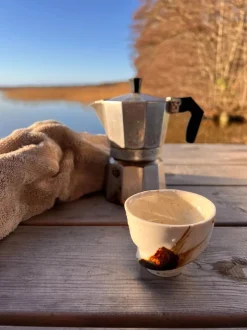 Black sun cup - espresso