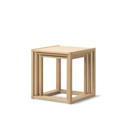 BM375 Nesting Tables / By Børge Mogensen