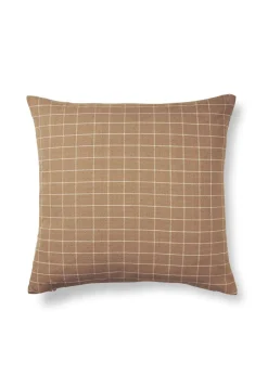 Brown Cotton Cushion
