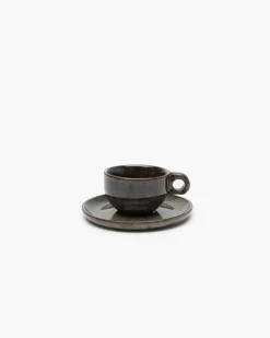Cappuccino Cup with Saucer Surface