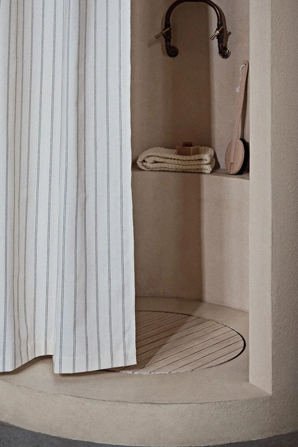 Chambray Shower Curtain