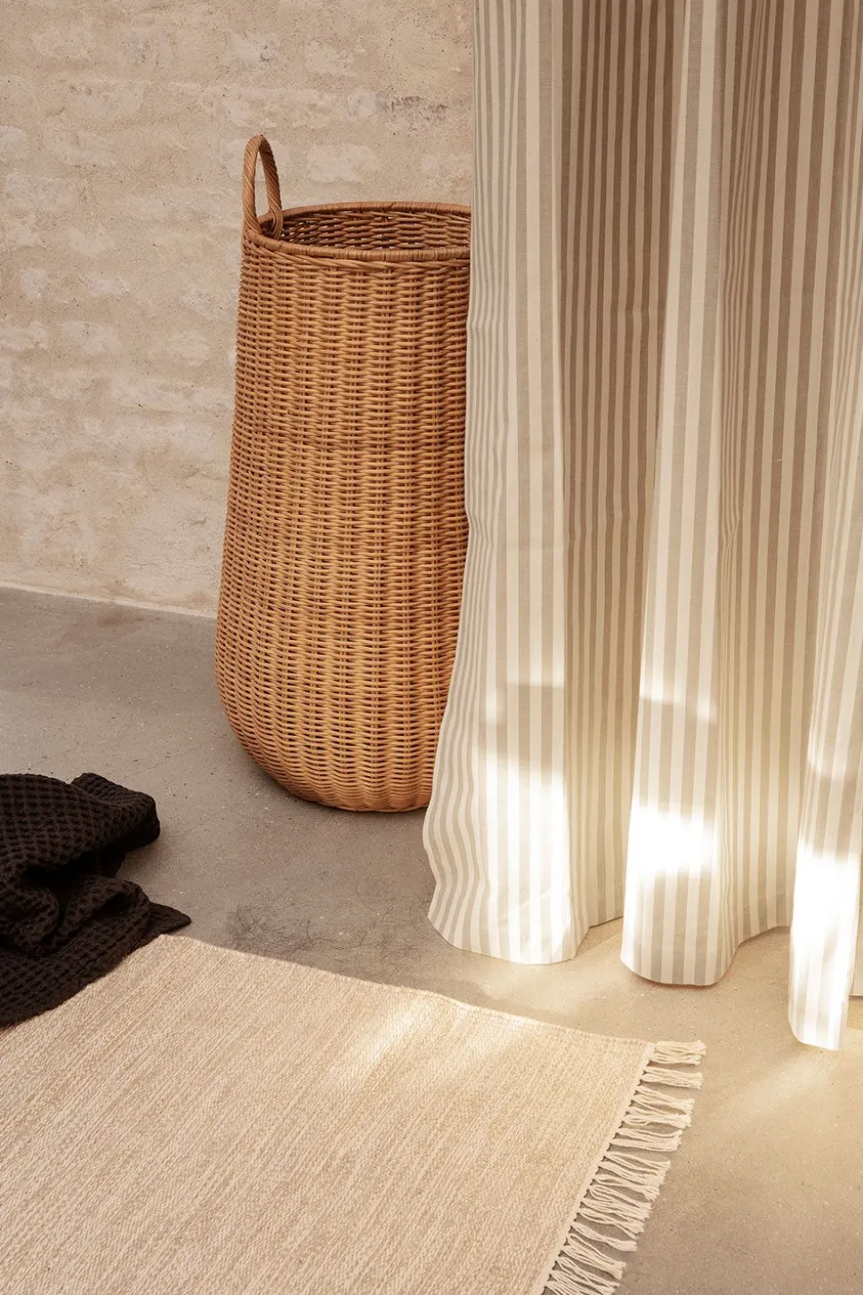 Chambray Shower Curtain