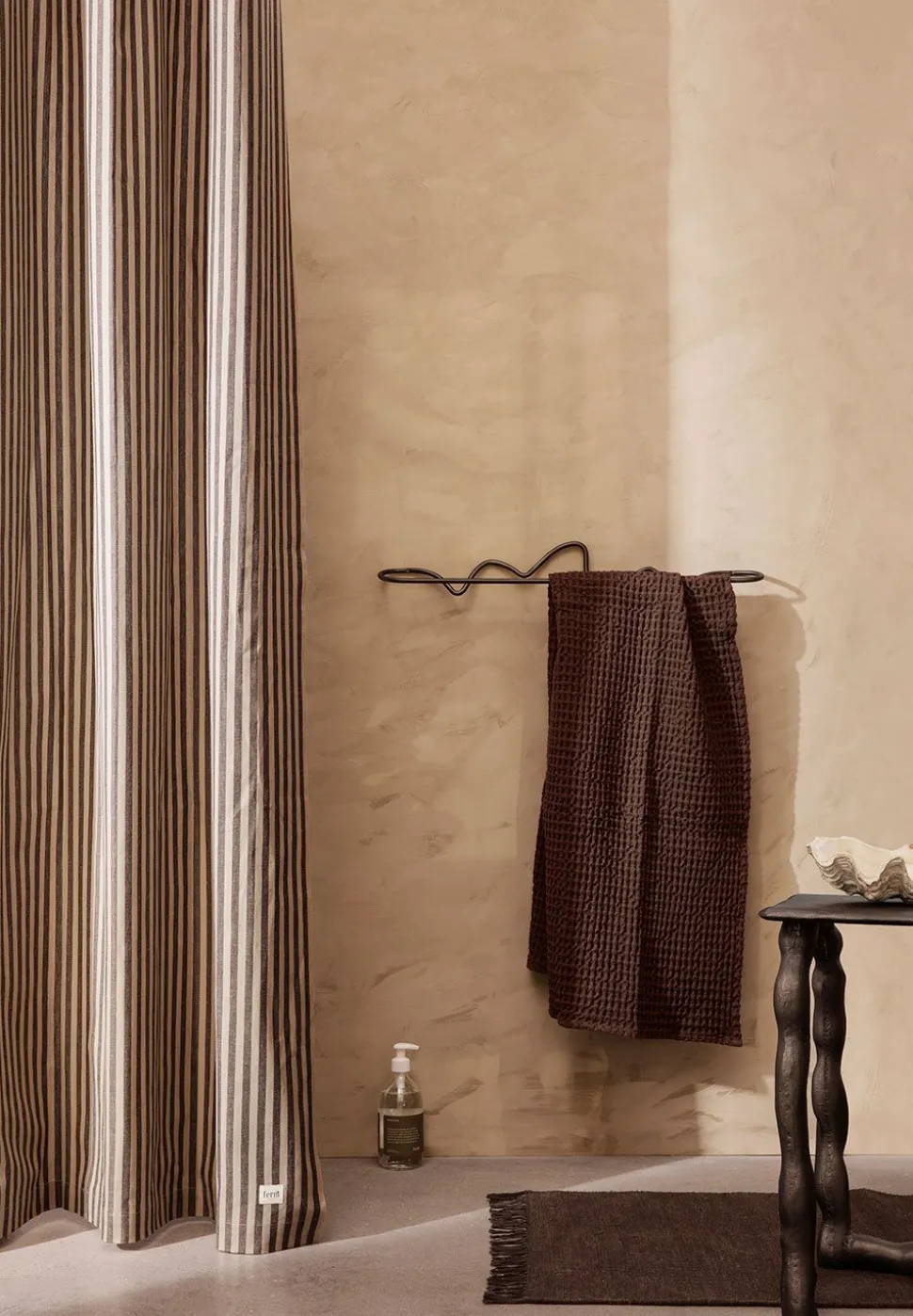 Chambray Shower Curtain