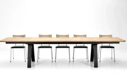 Chess Solid Table Inkl. 1 Butterfly extension leaf / GM 3420 by Nissen & Gehl