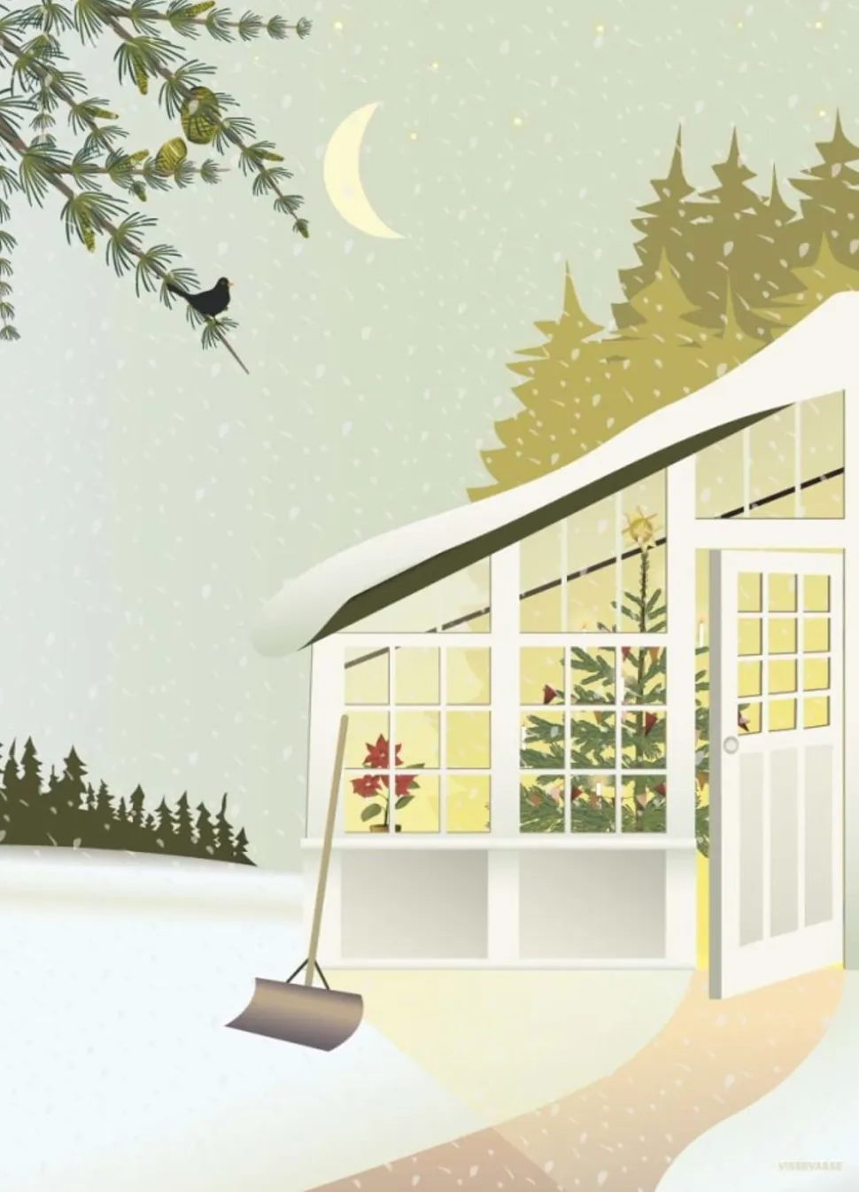 CHRISTMAS IN THE GREENHOUSE - poster
