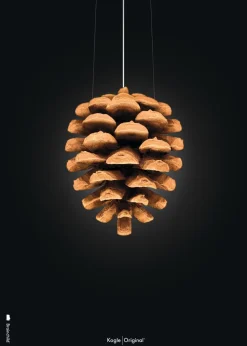 Classic Cone Poster - Black