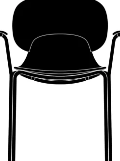 Combo chair w. armrests
