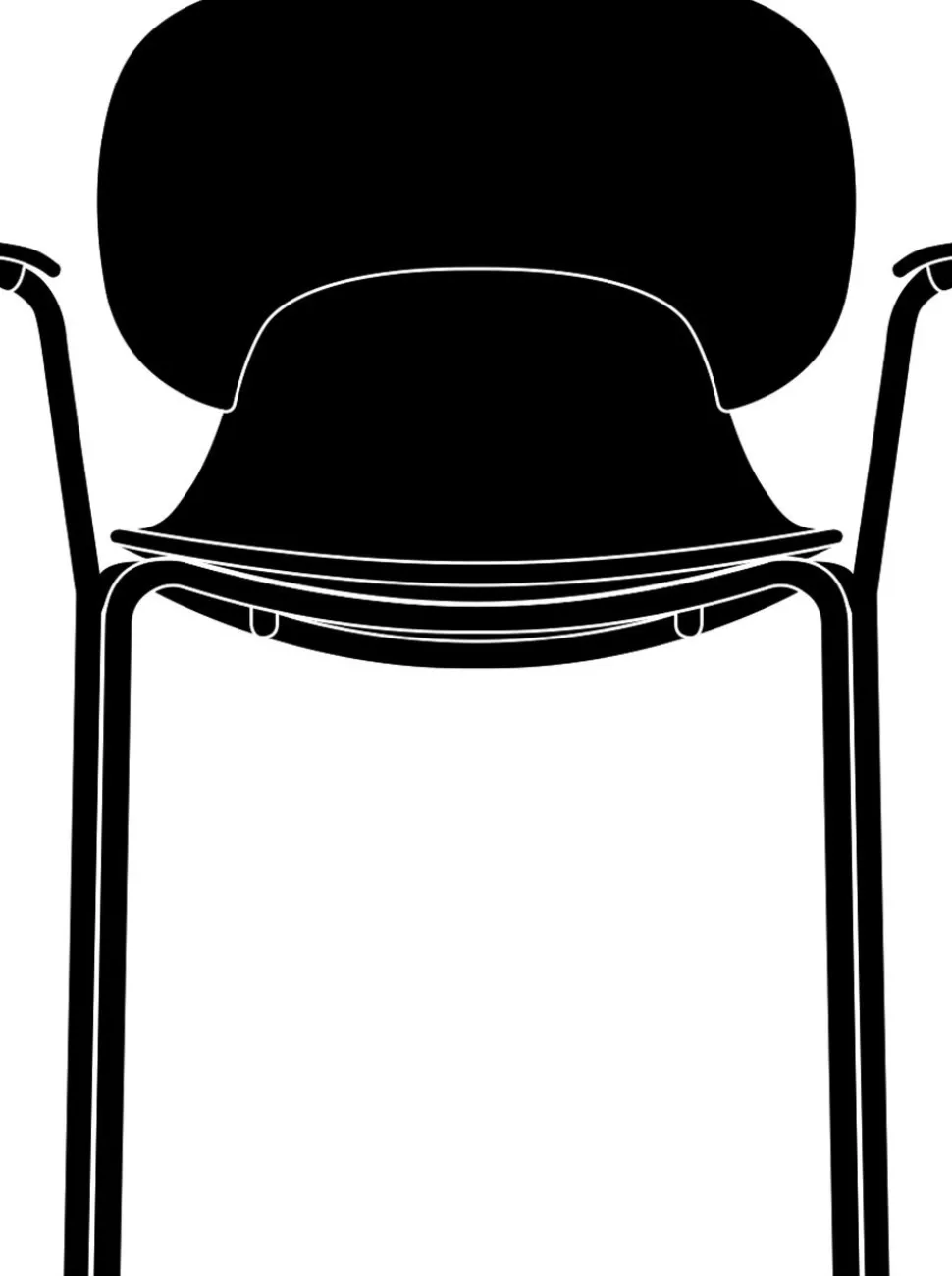 Combo chair w. armrests