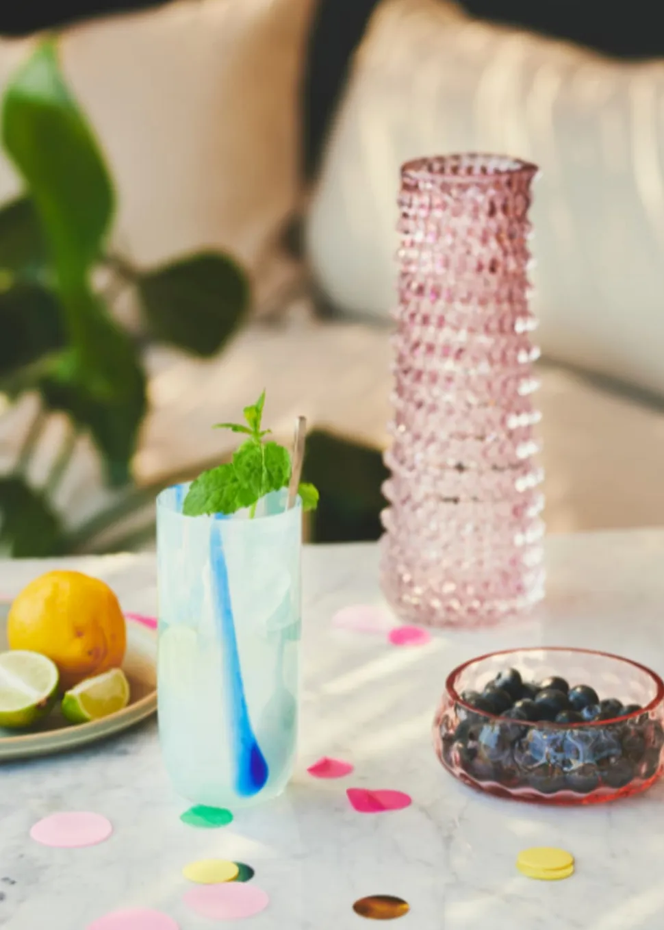 Danish Summer Milk Pitcher