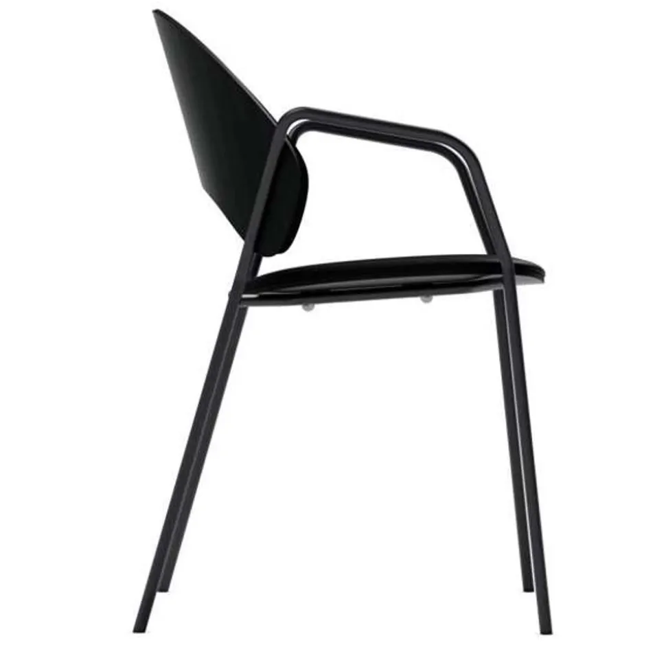 Dosina dining chair with armrest