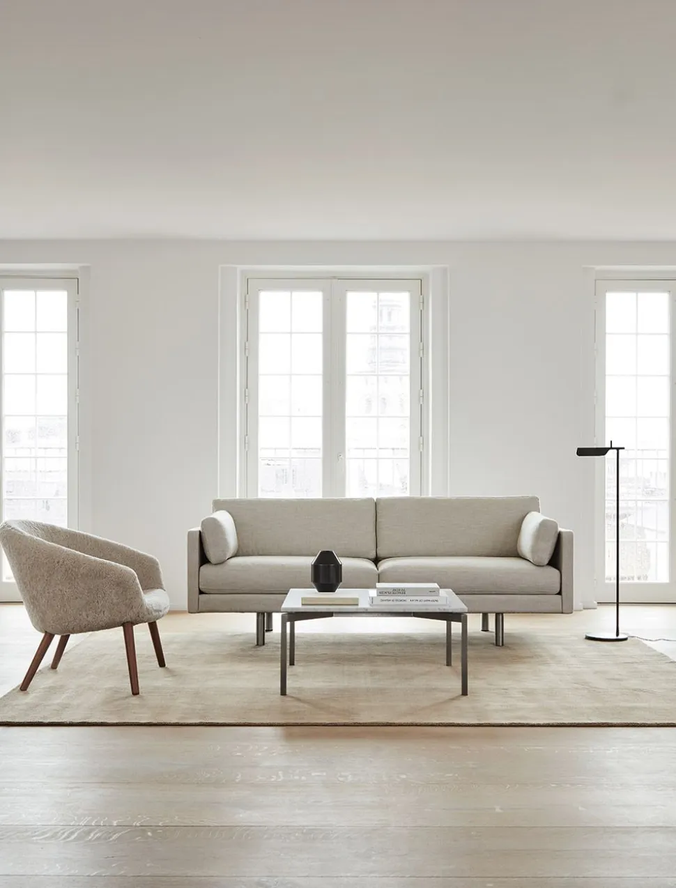 EJ220 2-seater Sofa 2042 by Erik Jørgensen