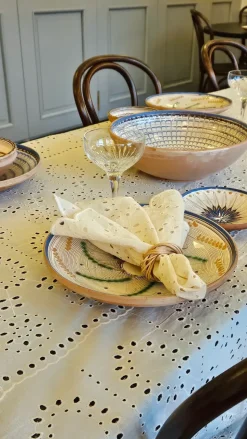 Embroidery anglaise napkin