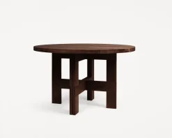 Farmhouse Trestle Table / Round