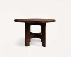 Farmhouse Trestle Table / Round