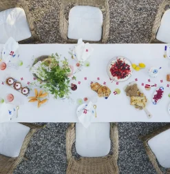 Fødselsdagsdug af stof