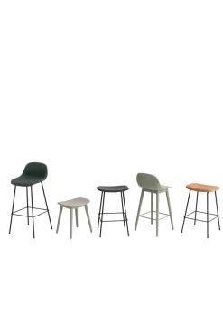 Fiber Bar Stool - Tube Base
