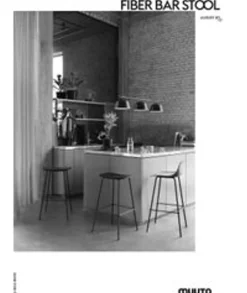 Fiber Bar Stool - Tube Base