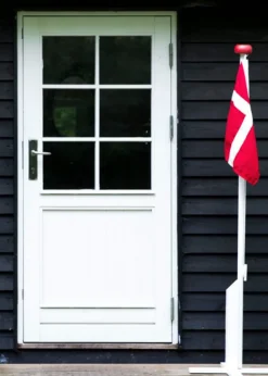 Flagstang Med Dannebrogsflag