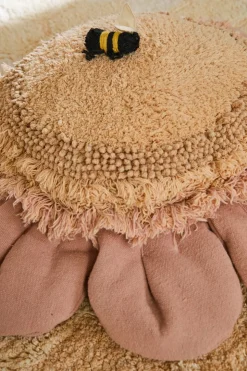 Floor cushion Pink Daisy