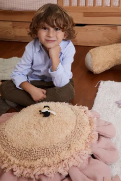 Floor cushion Pink Daisy