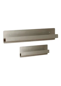 Fold Picture Shelf Nickel (set of 2)