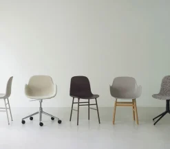 Form Armchair Swivel 5W Gas Lift Alu