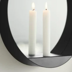 GLIM Mirror Candlestick Round