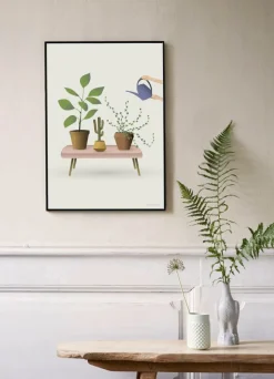 GROWING PLANTS - poster