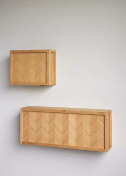 Herringbone Shoe Cabinet