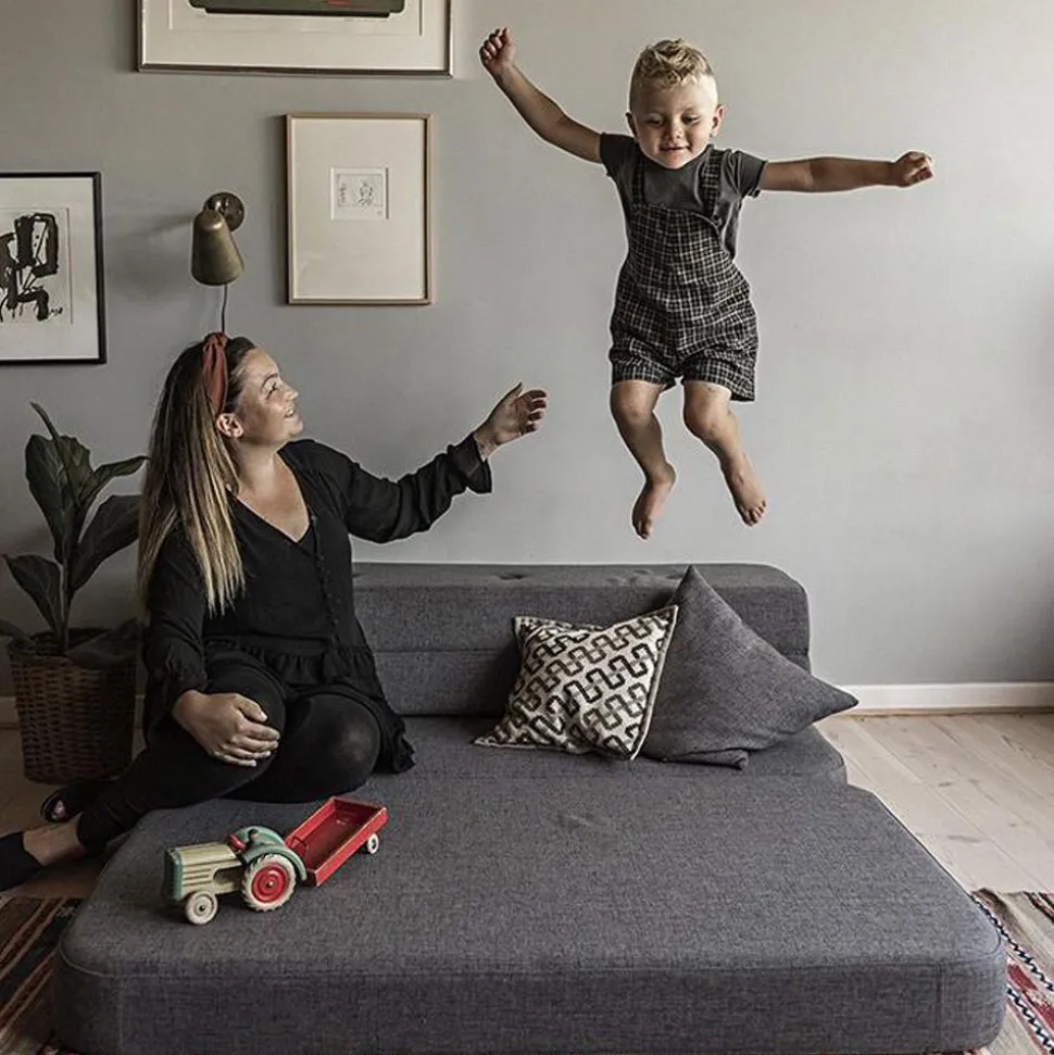 Klip Klap KK 3 fold sofa w. buttons