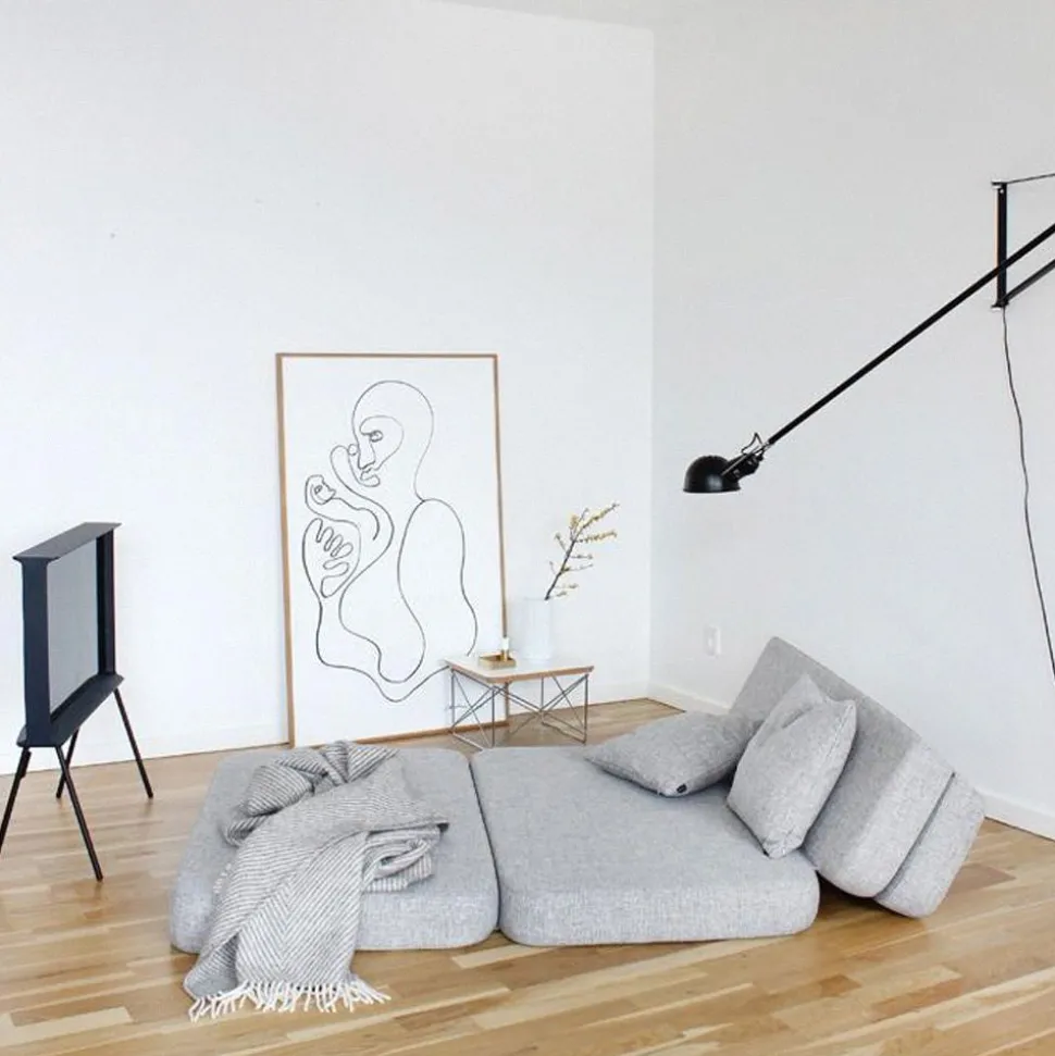 Klip Klap KK 3 fold sofa w. buttons