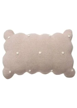 Knitted Cushion Biscuit