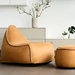 Luna Lounge Chair + Pouf