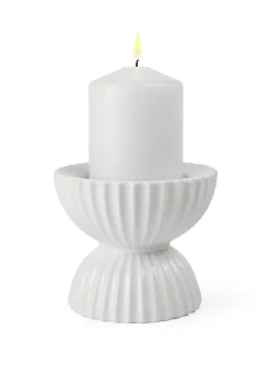 Lyngby Tura Block Candle Holder