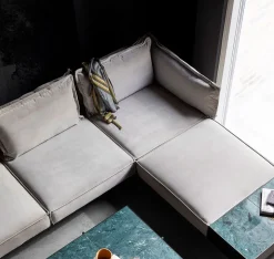 Modular Sofa 3-Seat Sofa with Chaise by Emil Thorup