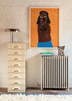 Mushroom Table Lamp, Chrome