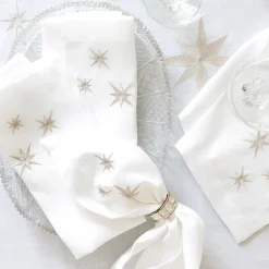 Napkin with Silver star