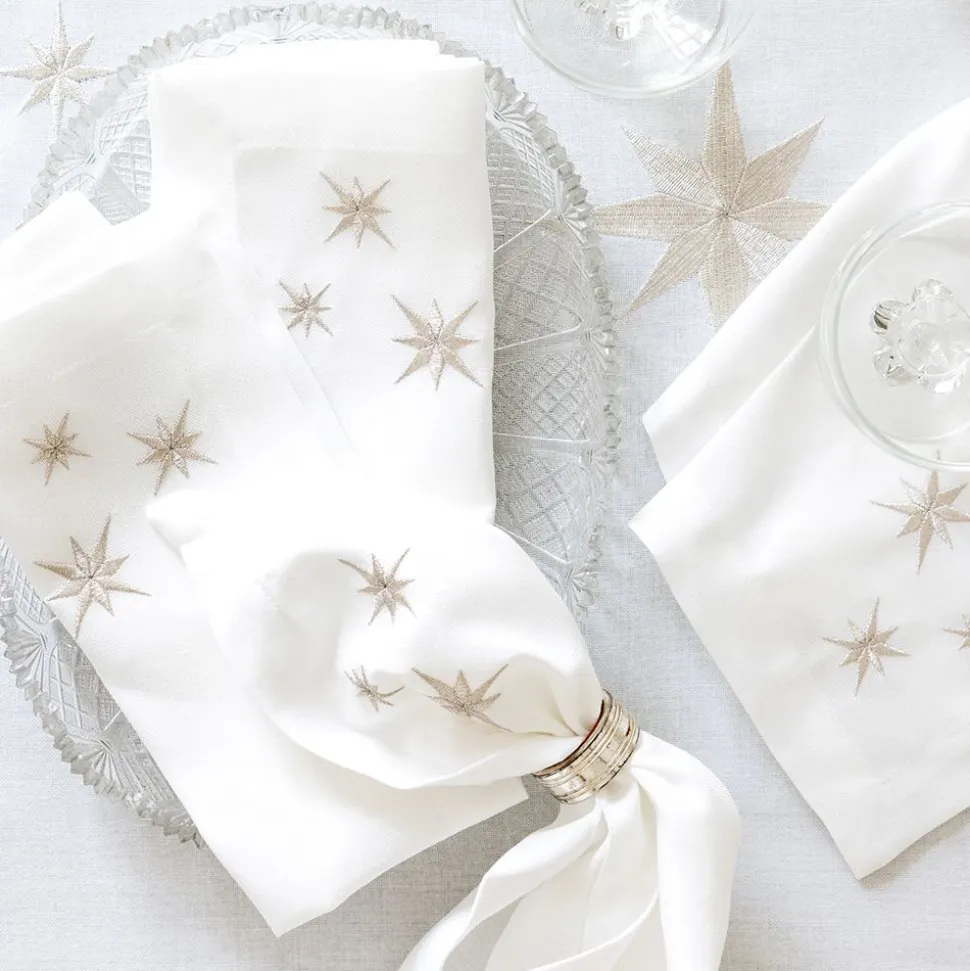 Napkin with Silver star