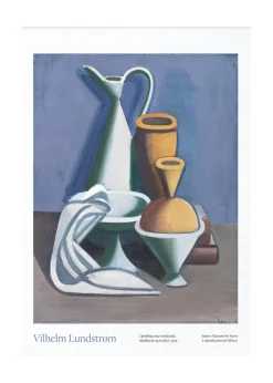 Opstilling med vandkande, håndklæde og krukke Poster