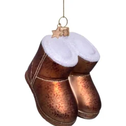 Ornament Glass Brown Suede Boots