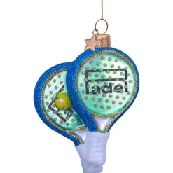 Ornament Glass Green Padel Racket