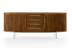 Oval sideboard / AK1300 by Nissen & Gehl