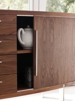 Oval sideboard / AK1300 by Nissen & Gehl